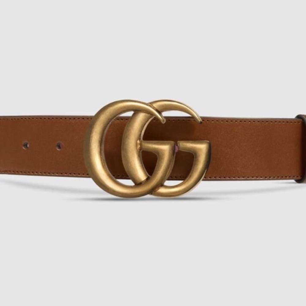 Gucci Tan Leather Belt